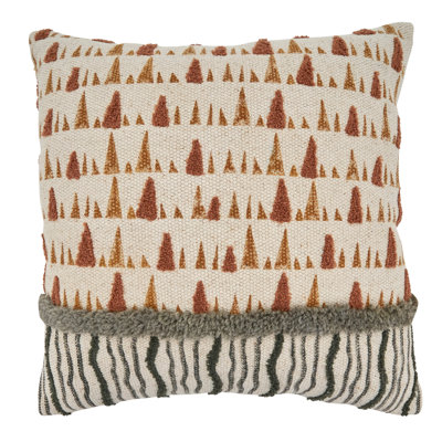 Sadie Cotton Geometric 20" Throw Pillow Cover