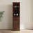 Modular Wine Bar Cabinet with Storage Shelves and Hutch, Perfect for Organized and Stylish Dining Room