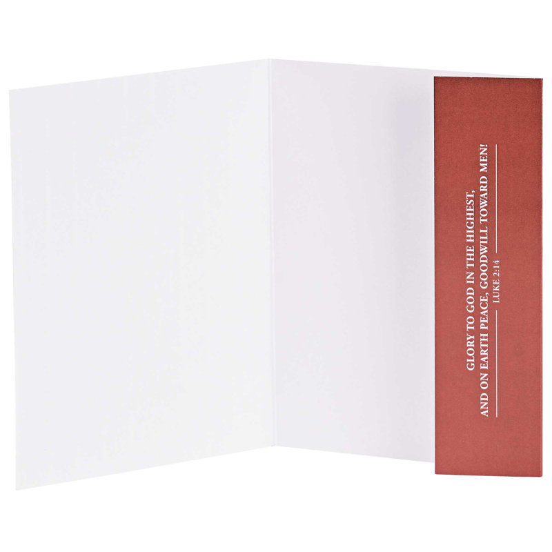 Ensemble de plaid de Noël avec carte de Noël