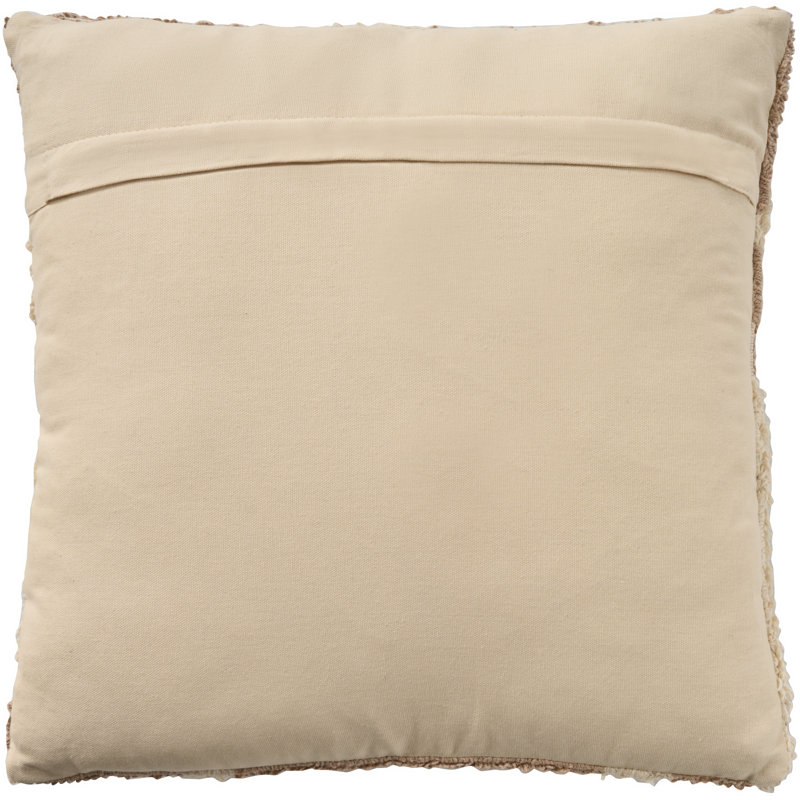 Mina Victory Lifestyle RC039 Rc039 18" x 18" Beige Indoor Throw Pillow