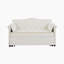 Canapé-lit en velours beige-153182093