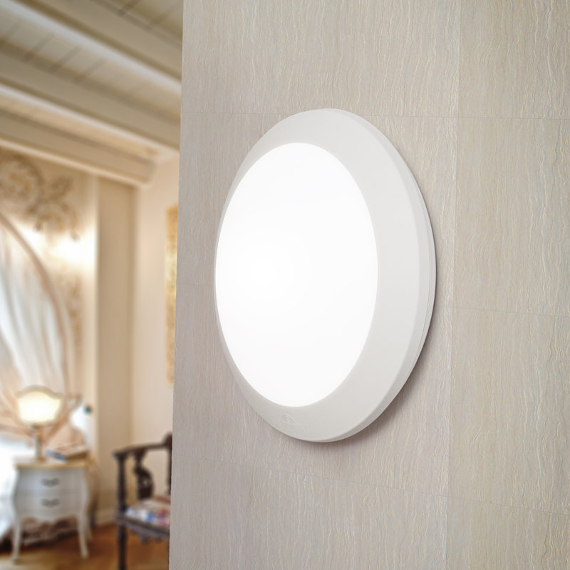 Moravia Integrated LED Outdoor Bulkhead Light, White