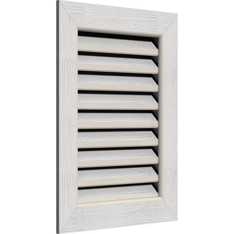 Évent vertical en bois à pignon