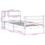 Bookcase Bed Without Mattress Solid Wood Pine-675150932-675150931