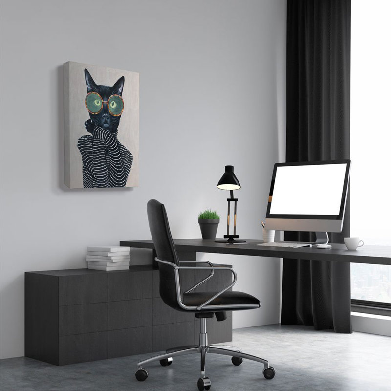 Art sur toile Laronda, Toile tendue, H 20 po x l 16 po x P 1,5 po