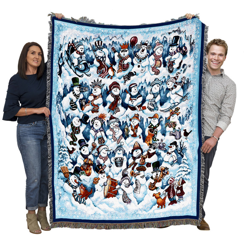  Couverture de Noël Snow Folks