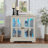 Tall Accent Cabinet With Glass Door-283342429
