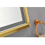 Miroir de salle de bain 48 "x 30" à DEL avec cadre en aluminium, miroir de meuble-lavabo mural, anti-buée, mémoire, 3 couleurs, réglable en continu