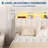Twin Velvet Bed Frame with LED Headboard & 2 Drawers, Beige-544177415-544177417