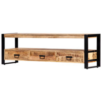 Buy Dark Lloyd Mango Wood Up to 55 TV Stand from the Next UK