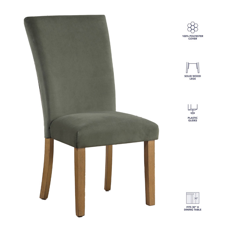 Artemis Velvet Fabric Side Chair, Sand, Velvet Green