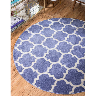 Tapis bleu clair Ruri
