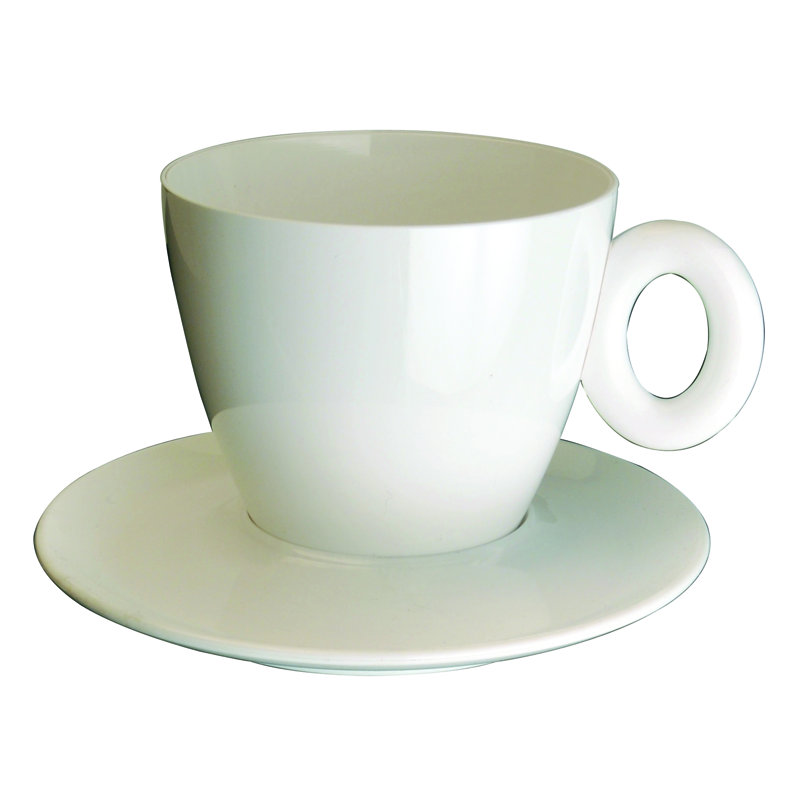 Spa & Wellness Polycarbonate Tea Cup, White
