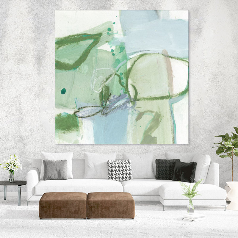 Olive I par Christina Long, reproduction d'art sur toile tendue, H 72 po x l 72 po x P 1,5 po