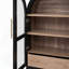Armoire de cuisine de style champêtre avec arche et rangement multifonctionnel et durable-1308737610