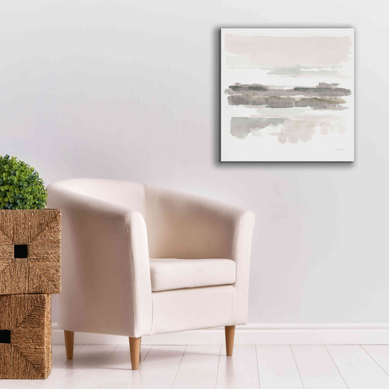 «Epic Graffiti« Neutral Wetlands Crop »par Mike Schick, art mural sur toile giclée, 26 po x 26 po