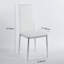 Ensemble de salle à manger 1 + 4,5 pièces, table de salle à manger à pieds en métal Mid-Century pour 4-6 personnes avec plateau en verre, table de salle à manger à piédestal, table basse de loisirs-257228510