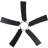 Modern 46" Indoor Matte White Downrod Mount Ceiling Fan with Integrated LED, Remote and  5 Two-Tone Blades-1581397346-1581397345