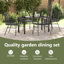 Rectangular 5 - Piece 4 - Person 160Cm L Outdoor Table Set-1940708389