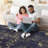 Black Washable Rug Area Rug-127045685