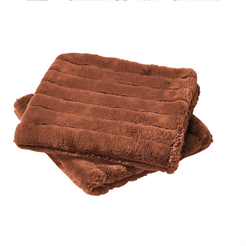 Housse de coussin en polyester Super Mink, Ombre