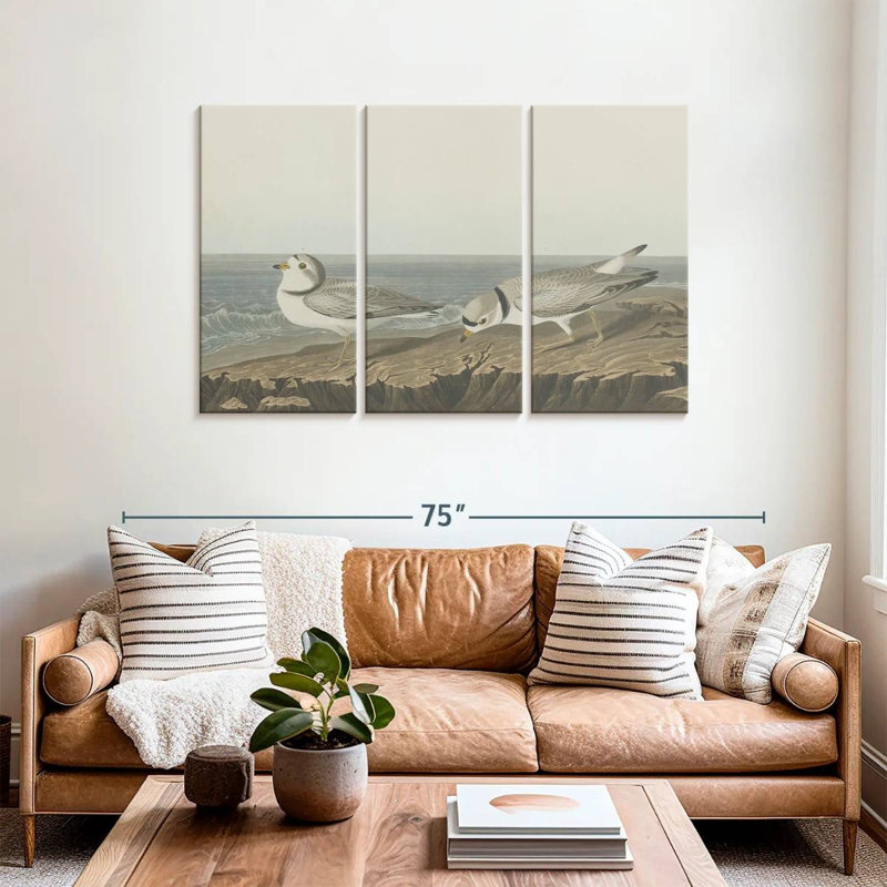 Brampt Piping Plover, 36" H x 57" W