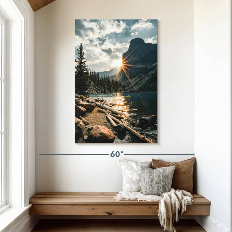 Alvord Moraine Lake Sunburst, H 48 po x l 32 po