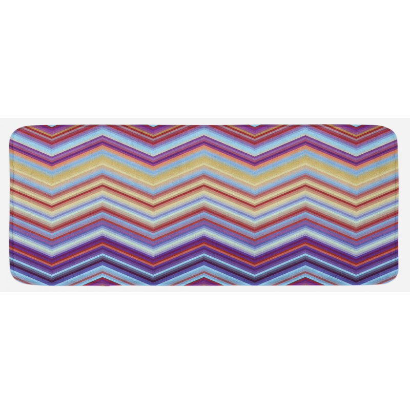 Modern & Contemporary Polyester Kitchen Mat