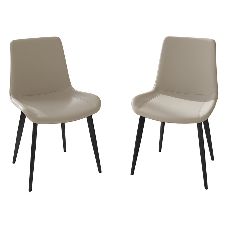 Chaises de salle à manger modernes, Crème, crème