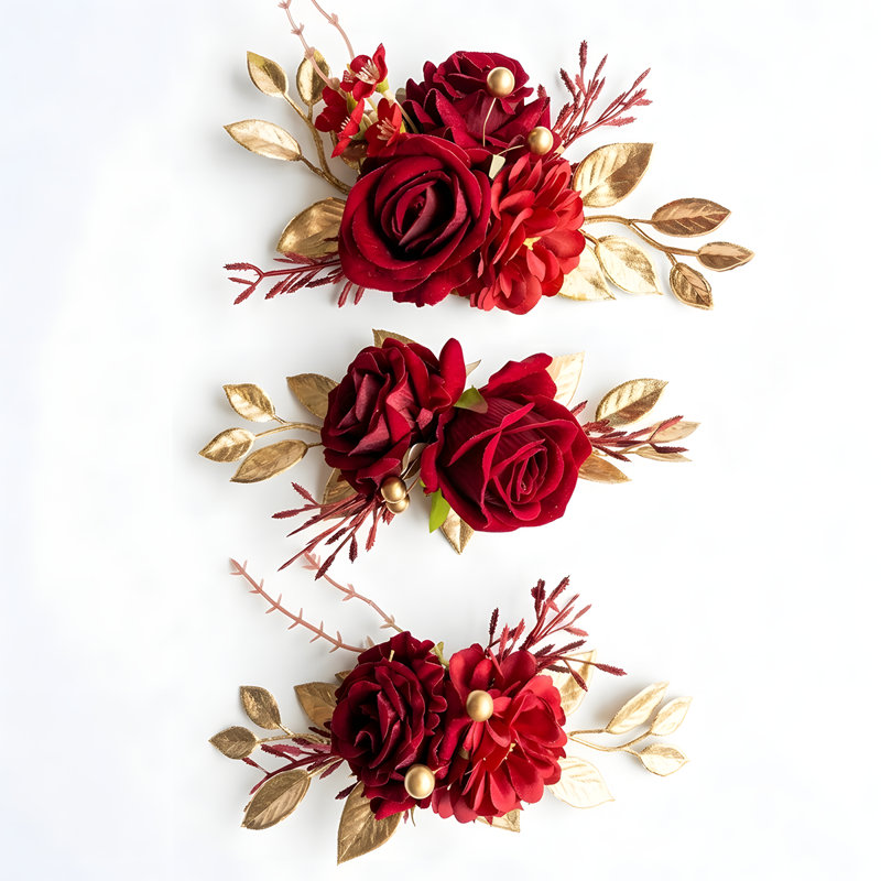 3PCS Wedding Cake Flowers For Cake Topper