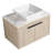 30 " Modern Design Float Bathroom Vanity With Ceramic Basin Set