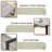 Hulste 44" Minimalist Coffee Table, Light Grey-646461571-646461569