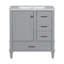 Meuble-lavabo simple 30 po avec comptoir en céramique Fidellia-844554535