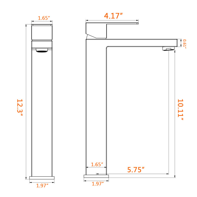 Single-Hole Single-handle Bathroom Faucet