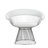 Pangea Home Fern Modern White Faux Vegan Leather Accent Chair with Silver Metal Wire Base – Contemporary Armchair for Living Room or Dining Space-33064541-33064543