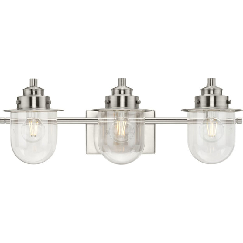 Veedersburg 3 - Light Dimmable Vanity Light, Brushed Nickel