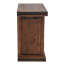 Red Rock Valley 3-Drawer Nightstand with Turquoise Copper Panels & Blacksmith Details-111572075