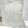 60" W x 30" D x 78" H Semi-Frameless Rectangle Shower Kit