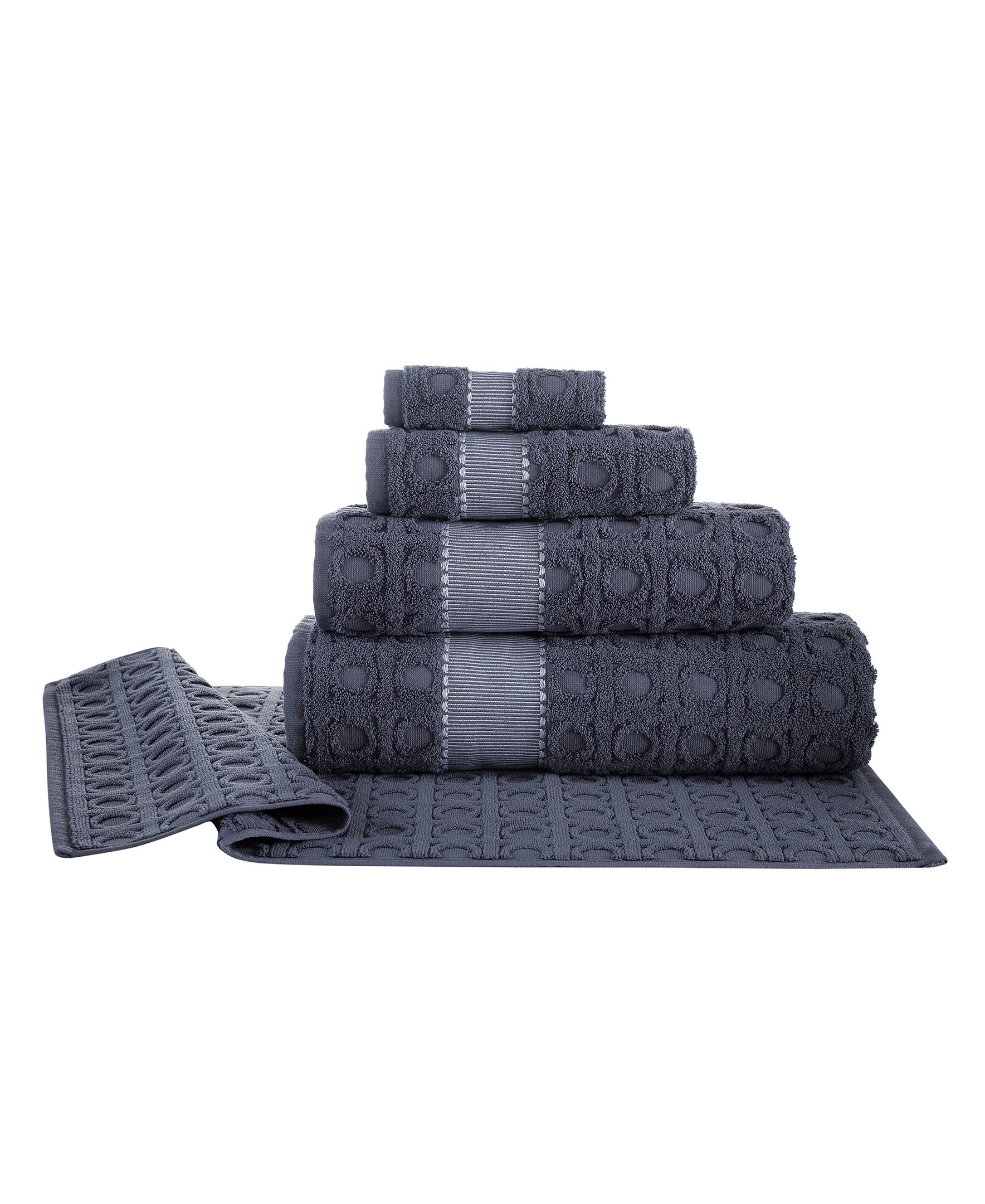 Blomus Twin Square Reversible Cotton Bath Mat