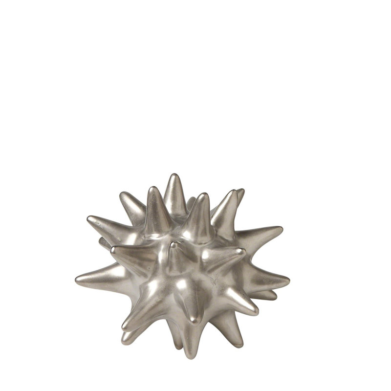 Urchin, 7" H x 7" W x 7" D, Matte White