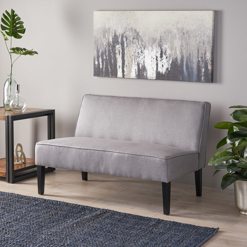 Upholstered 29.99 " Linen Loveseat