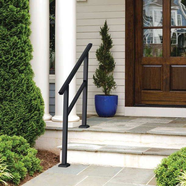 VEVOR Stair Railing Kit Aluminum Handrail Flexible Outdoor Deck Hand ...