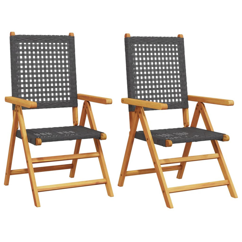 Nancy Patio Dining Accent Chair, Black