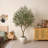 Adcock 96"H Artificial Olive Tree with Planter
