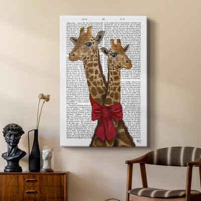 Girafes et arc - Cavas de galerie sur mesure