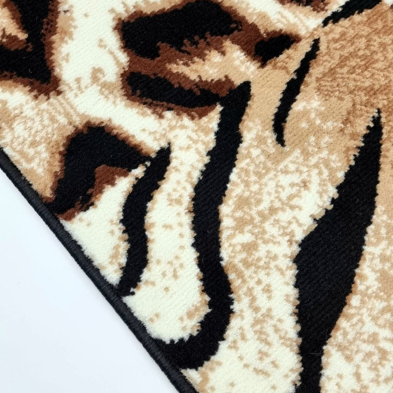 Alizey Animal Print Area Rug, Rectangle 160 x 225cm