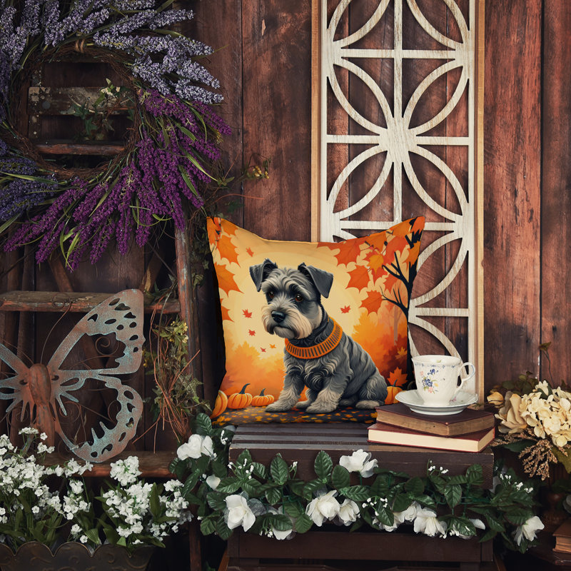 Coussin Schnauzer, 14 po x 14 po