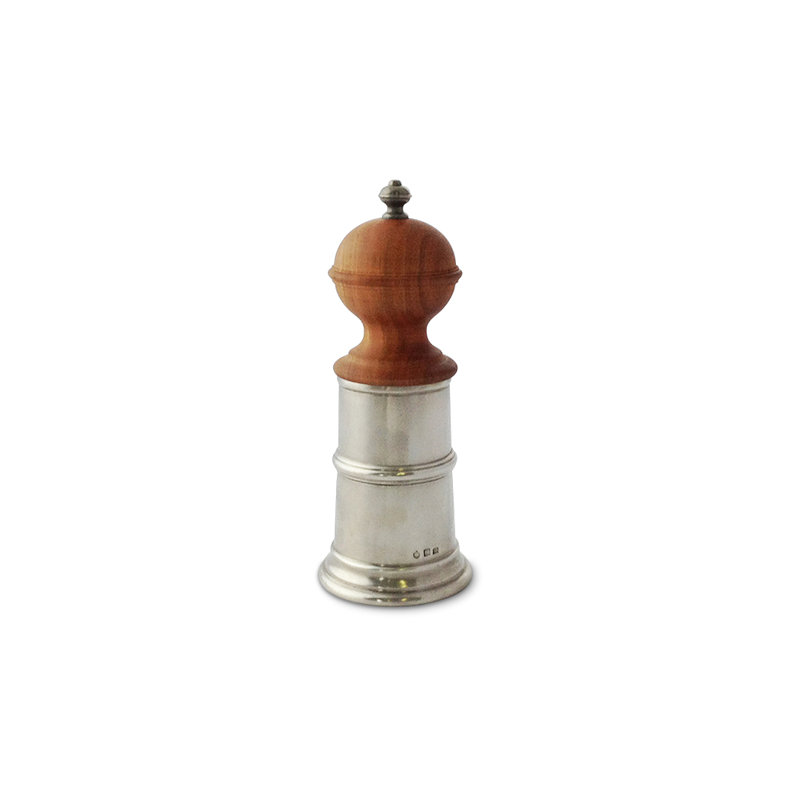 Wood/Pewter Salt Mill