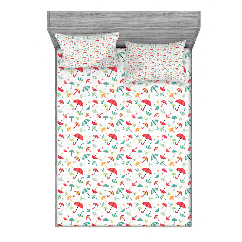 Microfiber Sheet Set, Full Sheet Set with Fitted Sheet
