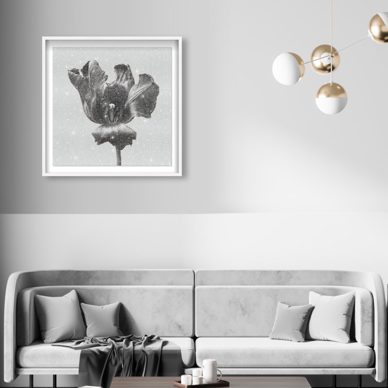 Tidal Wilt II Framed Graphic Art, 31.5"H x 31.5"W, White Shadowbox